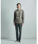【COLE HAAN/コール ハーン】別注スエードタッチモックネックロングTシャツ