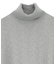 【ACTIVE TAILOR/アクティブテイラー】12Gジャカードタートルネックニット