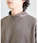 ライトフェイクスエードポンチモックネック