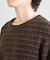 バスケット編み テープヤーンウォッシャブルニット