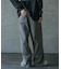 12ozスラブデニム5ポケットワイドストレートパンツ