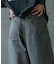 12ozスラブデニム5ポケットワイドストレートパンツ