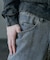 12ozスラブデニム5ポケットワイドストレートパンツ