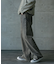 12ozスラブデニム5ポケットワイドストレートパンツ