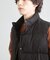 フェイクスウェード 中綿ベスト