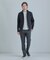 【ACTIVE TAILOR/アクティブテイラー】リンクスブロックジャカードカーディガン