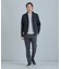 【ACTIVE TAILOR/アクティブテイラー】リンクスブロックジャカードカーディガン