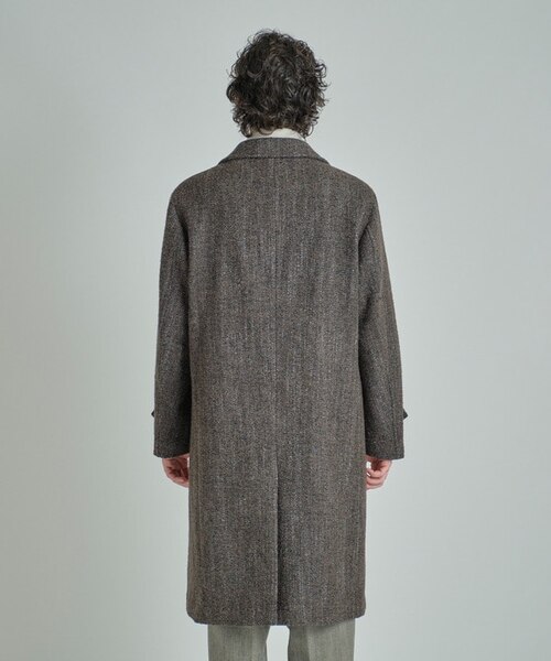 ヴィンテージツイードダブルブレステッドコート｜メンズビギの通販