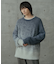 モヘア風Wジャガードグラデーションニット