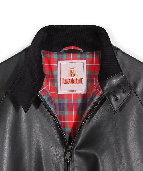 BARACUTA/バラクータ】別注フェイクレザーG9ハリントンジャケット