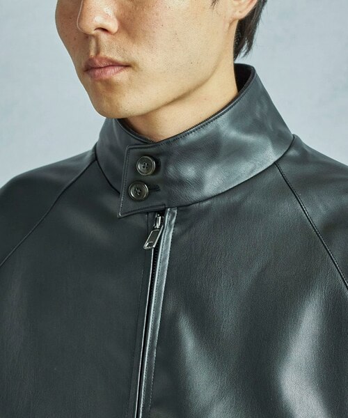 BARACUTA/バラクータ】別注フェイクレザーG9ハリントンジャケット BARACUTA/バラクータ】別注フェイクレザーG9ハリントンジャケット
