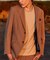 【ACTIVE TAILOR/アクティブテイラー】シルケットスムースクルーネックTシャツ＜接触冷感 / UVカット＞