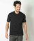 【ACTIVE TAILOR/アクティブテイラー】シルケットスムースクルーネックTシャツ＜接触冷感 / UVカット＞