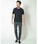 【ACTIVE TAILOR/アクティブテイラー】シルケットスムースクルーネックTシャツ＜接触冷感 / UVカット＞