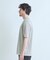 クルーネックバイアスメッシュニット半袖Tシャツ