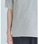 クルーネックバイアスメッシュニット半袖Tシャツ