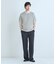 クルーネックバイアスメッシュニット半袖Tシャツ