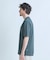 クルーネックバイアスメッシュニット半袖Tシャツ