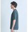 クルーネックバイアスメッシュニット半袖Tシャツ