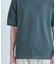 クルーネックバイアスメッシュニット半袖Tシャツ