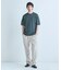 クルーネックバイアスメッシュニット半袖Tシャツ
