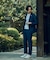 【COLE HAAN/コール ハーン】別注 サマーサイロフィルウールピンチェックパンツ＜通気性＞