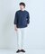 変形アーガイルシアーニット7分袖Tシャツ