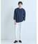 変形アーガイルシアーニット7分袖Tシャツ