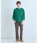 変形アーガイルシアーニット7分袖Tシャツ