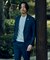 【COLE HAAN/コール ハーン】別注 サマーサイロフィルウールピンチェックジャケット＜通気性＞