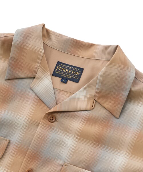 PENDLETON/ペンドルトン】アーカイブチェック オープンカラーシャツ