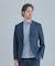 【ACTIVE TAILOR】Dot Air ヘリンボーン×千鳥格子/デニム柄 セットアップジャケット＜通気性/吸水速乾/ストレッチ＞