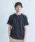 フェイクレイヤードキーネック半袖Tシャツ