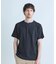フェイクレイヤードキーネック半袖Tシャツ