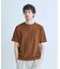フェイクレイヤードキーネック半袖Tシャツ