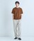 フェイクレイヤードキーネック半袖Tシャツ