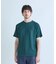 フェイクレイヤードキーネック半袖Tシャツ
