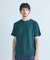 フェイクレイヤードキーネック半袖Tシャツ