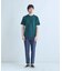 フェイクレイヤードキーネック半袖Tシャツ