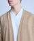 シアー7分袖ボタンレスカーディガン＜ストレッチ・ハンドウォッシャブル・接触冷感・通気性＞