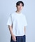 シルケットポンチリブコンビTシャツ＜ストレッチ・マシンウォッシャブル・接触冷感＞