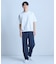 シルケットポンチリブコンビTシャツ＜ストレッチ・マシンウォッシャブル・接触冷感＞