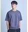 シルケットポンチリブコンビTシャツ＜ストレッチ・マシンウォッシャブル・接触冷感＞