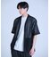 【WEB限定】シアストライプ半袖カーディガン＜ストレッチ・マシンウォッシャブル・通気性＞