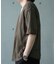 【WEB限定】シアストライプ半袖カーディガン＜ストレッチ・マシンウォッシャブル・通気性＞