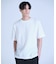 ニット×ポンチコンビハーフスリーブTシャツ＜ストレッチ・マシンウォッシャブル＞