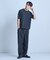 ドットメッシュドローコードTシャツ〈ストレッチ・マシンウォッシャブル・軽量・接触冷感・通気性〉