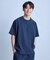 ドットメッシュドローコードTシャツ〈ストレッチ・マシンウォッシャブル・軽量・接触冷感・通気性〉