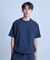 ドットメッシュドローコードTシャツ〈ストレッチ・マシンウォッシャブル・軽量・接触冷感・通気性〉