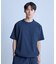 ドットメッシュドローコードTシャツ〈ストレッチ・マシンウォッシャブル・軽量・接触冷感・通気性〉
